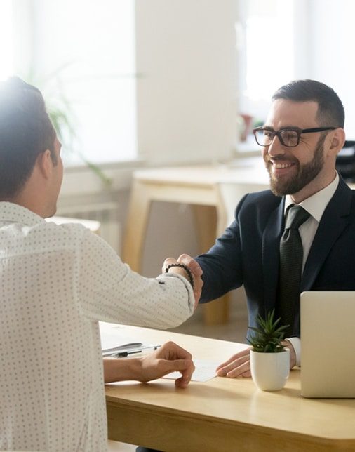 Two Men Shake Hands - Business Consultant in Australia